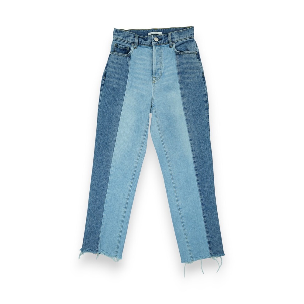 Womens PacSun‎ Eco Two-Tone 90s High Rise Stretch Boyfriend Jeans - Size 25
